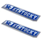 Fan Mats University Of Kentucky Embossed Truck Emblem 2-Pk 159-F130.2 Kentucky Wildcats