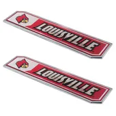 Fan Mats University Of Louisville Embossed Truck Emblem 2-Pk 161-F130.2 Louisville Cardinals