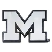 Fan Mats University Of Michigan Chrome Emblem 171-F600 Marshall Thundering Herd