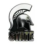 Fan Mats Michigan State University Molded Chrome Emblem 172-F609 Michigan State Spartans