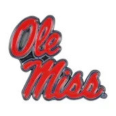 Fan Mats University Of Mississippi Color Emblem 176-F601 Mississippi Rebels