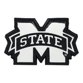 Fan Mats Mississippi State University Chrome Emblem 177-F600 Mississippi State Bulldogs