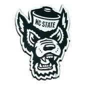 Fan Mats North Carolina State University Chrome Emblem 186-F600 North Carolina State Wolfpack