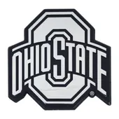 Fan Mats Ohio State University Chrome Emblem 191-F600 Ohio State Buckeyes