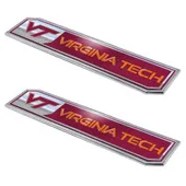 Fan Mats Virginia Tech Embossed Truck Emblem 2-Pk 235-F130.2 Virginia Tech Hokies
