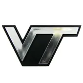 Fan Mats Virginia Tech Molded Chrome Emblem 235-F609 Virginia Tech Hokies