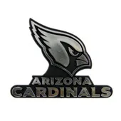 Fan Mats NFL - Arizona Cardinals Molded Chrome Emblem 601-F609 Arizona Cardinals