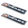 Fan Mats NFL - Chicago Bears Embossed Truck Emblem 2-Pk 606-F130.2 Chicago Bears