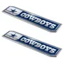 Fan Mats NFL - Dallas Cowboys Embossed Truck Emblem 2-Pk 609-F130.2 Dallas Cowboys