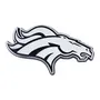 Fan Mats NFL - Denver Broncos Chrome Emblem 610-F600 Denver Broncos