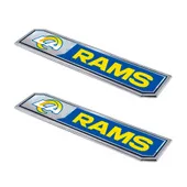 Fan Mats NFL - Los Angeles Rams Embossed Truck Emblem 2-Pk 629-F130.2 Los Angeles Rams
