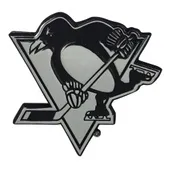 Fan Mats NHL - Pittsburgh Penguins Chrome Emblem 824-F600 Pittsburgh Penguins