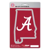 Fan Mats University Of Alabama State Shape Decal 102-F602-Sh Alabama Crimson Tide