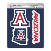 Fan Mats University Of Arizona Decal 3-Pk 106-F602.3 Arizona Wildcats