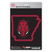 Fan Mats University Of Arkansas State Shape Decal 108-F602-Sh Arkansas Razorbacks