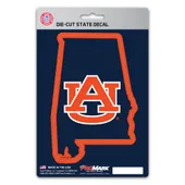 Fan Mats Auburn University State Shape Decal 110-F602-Sh Auburn Tigers