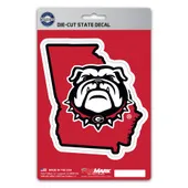 Fan Mats University Of Georgia State Shape Decal 142-F602-Sh Georgia Bulldogs