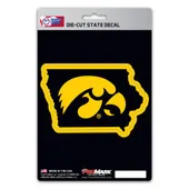 Fan Mats University Of Iowa State Shape Decal 155-F602-Sh Iowa Hawkeyes