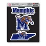 Fan Mats University Of Memphis Decal 3-Pk 168-F602.3 Memphis Tigers