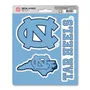 Fan Mats Unc Chapel Hill Decal 3-Pk 185-F602.3 North Carolina Tar Heels