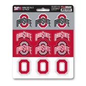 Fan Mats Ohio State University Mini Decal 12-Pk 191-F602.12 Ohio State Buckeyes