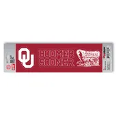 Fan Mats University Of Oklahoma Team Slogan Decal 192-F602-Ts Oklahoma Sooners
