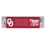 Fan Mats University Of Oklahoma Team Slogan Decal 192-F602-Ts Oklahoma Sooners