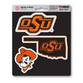 Fan Mats Oklahoma State University Decal 3-Pk 193-F602.3 Oklahoma State Cowboys