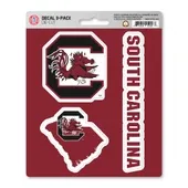Fan Mats University Of South Carolina Decal 3-Pk 208-F602.3 South Carolina Gamecocks