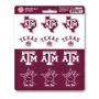 Fan Mats Texas A&M University Mini Decal 12-Pk 219-F602.12 Texas A&M Aggies