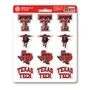Fan Mats Texas Tech University Mini Decal 12-Pk 220-F602.12 Texas Tech Red Raiders