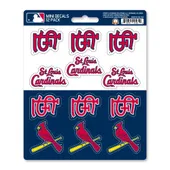 Fan Mats MLB - St. Louis Cardinals Mini Decal 12-Pk 527-F602.12 St. Louis Cardinals