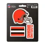Fan Mats NFL - Cleveland Browns Decal 3-Pk 608-F602.3 Cleveland Browns