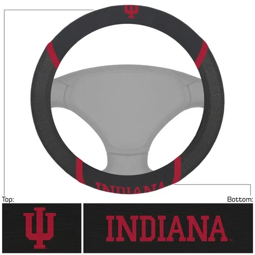Fan Mats Indiana University Steering Wheel Cover 153-F121 Indiana Hoosiers