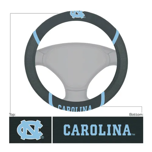 Fan Mats Unc Chapel Hill Steering Wheel Cover 185-F121 North Carolina Tar Heels