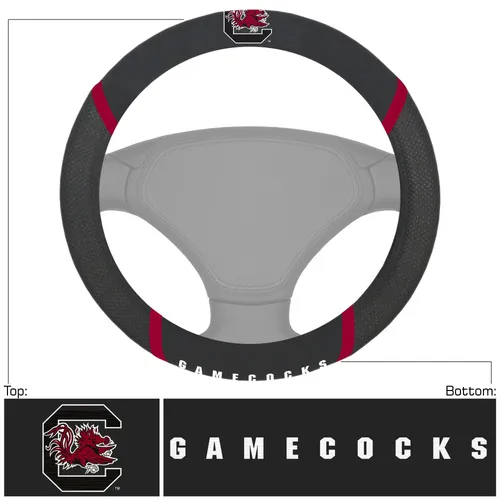 Fan Mats University Of South Carolina Steering Wheel Cover 208-F121 South Carolina Gamecocks