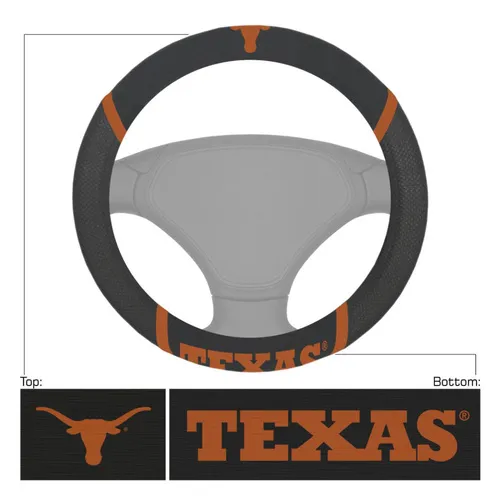 Fan Mats University Of Texas Steering Wheel Cover 218-F121 Texas Longhorns