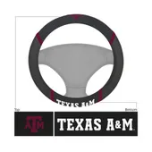 Fan Mats Texas A&M University Steering Wheel Cover 219-F121 Texas A&M Aggies