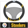 Fan Mats NFL - Pittsburgh Steelers Steering Wheel Cover 625-F121 Pittsburgh Steelers