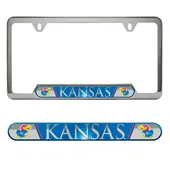 Fan Mats University Of Kansas Embossed License Plate Frame 157-F122 Kansas Jayhawks