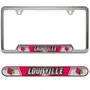 Fan Mats University Of Louisville Embossed License Plate Frame 161-F122 Louisville Cardinals