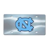Fan Mats Unc Chapel Hill Chrome Diecast License Plate 185-F114-Crm North Carolina Tar Heels