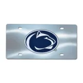 Fan Mats Penn State Chrome Diecast License Plate 196-F114-Crm Penn State Nittany Lions