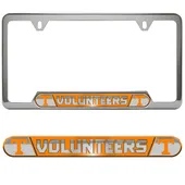 Fan Mats University Of Tennessee Embossed License Plate Frame 217-F122 Tennessee Volunteers