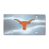 Fan Mats University Of Texas Chrome Diecast License Plate 218-F114-Crm Texas Longhorns