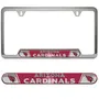 Fan Mats NFL - Arizona Cardinals Embossed License Plate Frame 601-F122 Arizona Cardinals