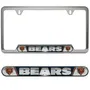 Fan Mats NFL - Chicago Bears Embossed License Plate Frame 606-F122 Chicago Bears