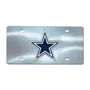 Fan Mats NFL - Dallas Cowboys Chrome Diecast License Plate 609-F114-Crm Dallas Cowboys