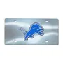 Fan Mats NFL - Detroit Lions Chrome Diecast License Plate 611-F114-Crm Detroit Lions