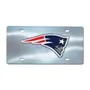 Fan Mats NFL - New England Patriots Chrome Diecast License Plate 619-F114-Crm New England Patriots